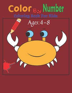 Front cover_Color By Number Coloring Book For Kids