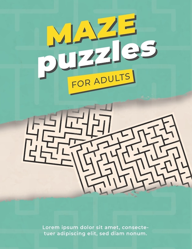 maze puzzles for adults: maze puzzle exercises for adults