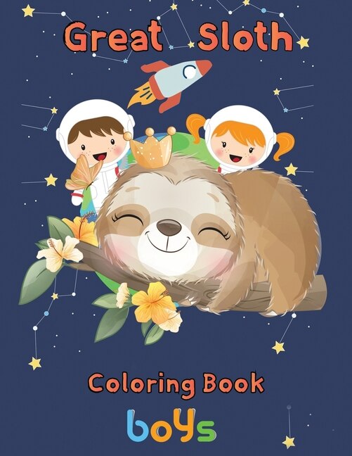 Front cover_Great Sloth Coloring book boys