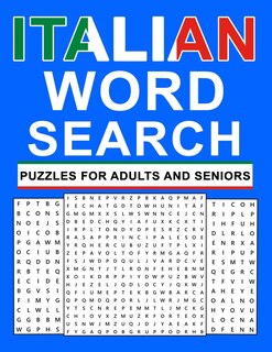 Front cover_Italian Word Search Puzzles For Adults And Seniors