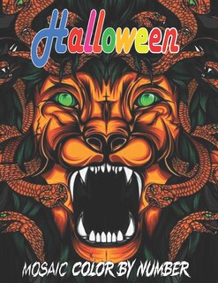 Couverture_Halloween Mosaic color by number