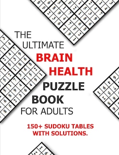 Front cover_The Ultimate Brain Health Puzzle Book for Adults