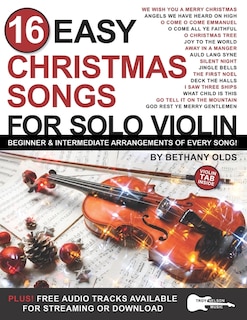 Front cover_16 Easy Christmas Songs for Solo Violin