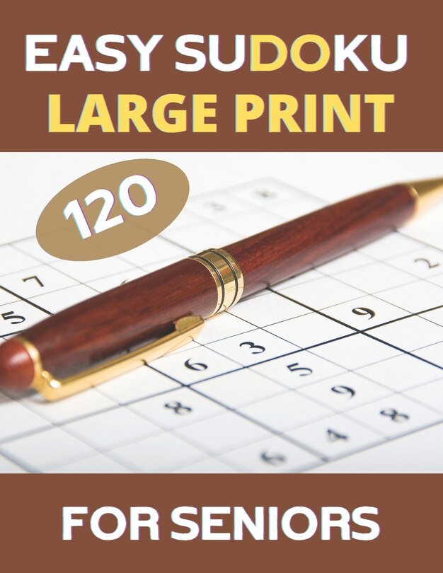Couverture_LARGE PRINT Easy Sudoku For Seniors