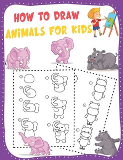 Front cover_How to Draw Animals for Kids