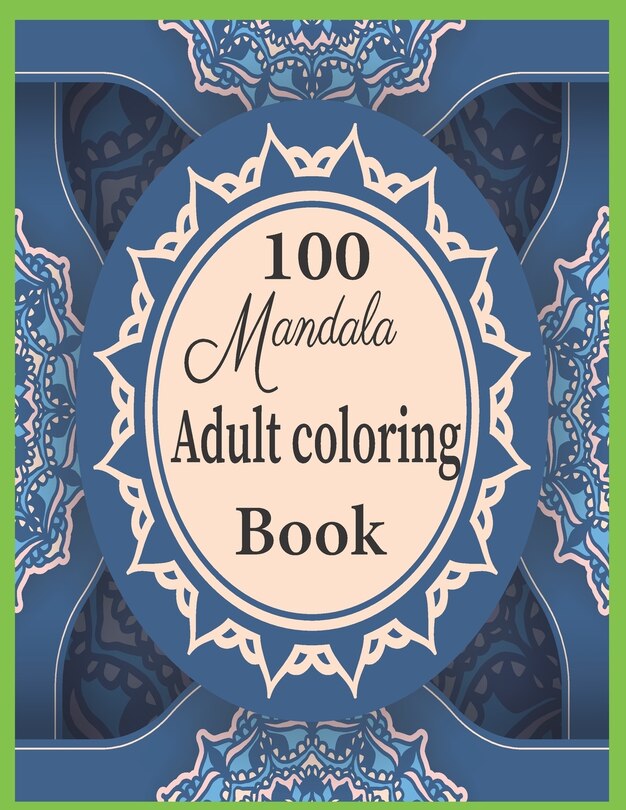 Front cover_Mandala Adult coloring book