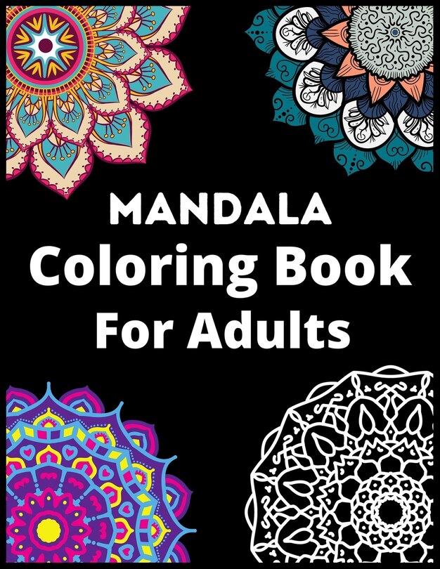 Front cover_Mandala Coloring Book For Adults