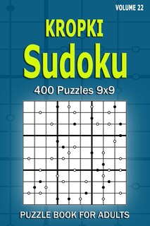 Front cover_Kropki Sudoku Puzzle Book for Adults