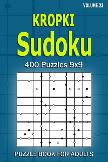 Front cover_Kropki Sudoku Puzzle Book for Adults
