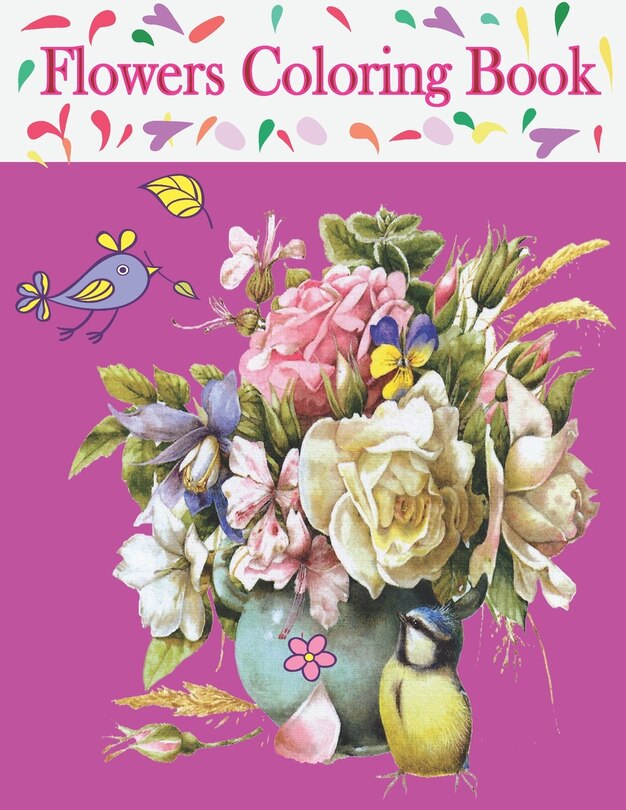 Couverture_Flowers Coloring Book