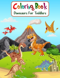 Couverture_Coloring Book Dinosaurs For Toddlers