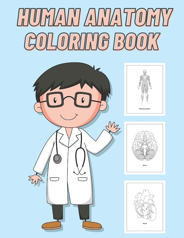 Front cover_Human Anatomy Coloring Book