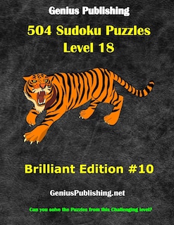 504 Sudoku Puzzles Difficulty Level 18 Brilliant #10: Can you solve the puzzles from this challenging level