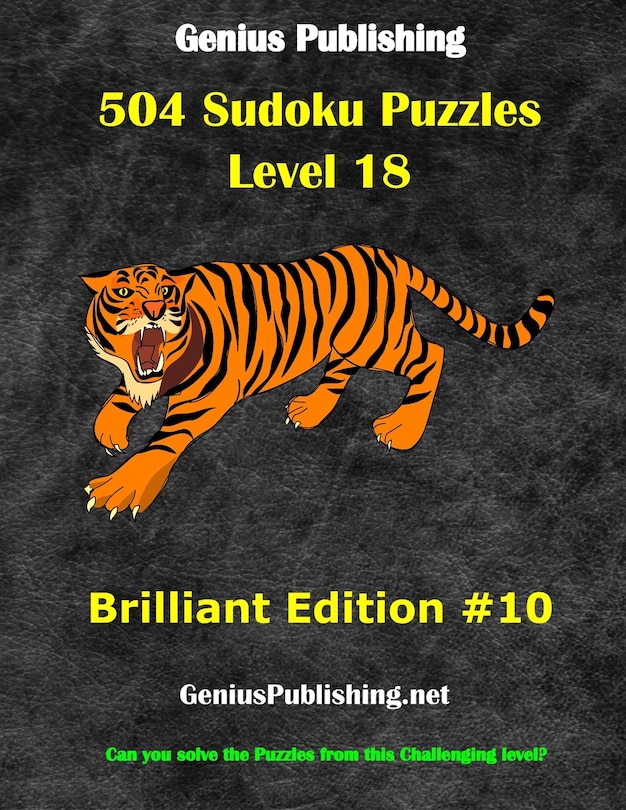 504 Sudoku Puzzles Difficulty Level 18 Brilliant #10: Can you solve the puzzles from this challenging level