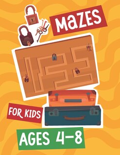 Front cover_Mazes For Kids Ages 4-8