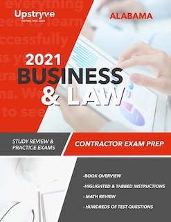 Couverture_2021 Alabama Business and Law Contractor Exam Prep