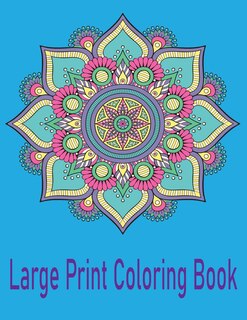 Front cover_Large Print Coloring Book