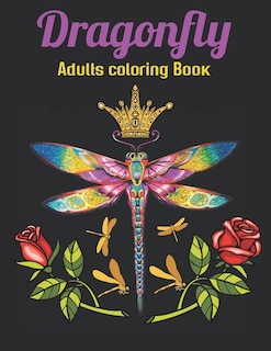 Front cover_Dragonfly Adults Coloring Book