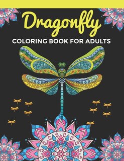 Front cover_Dragonfly Coloring Book For Adults