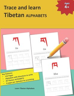 Front cover_Trace and learn Tibetan ALPHABETS
