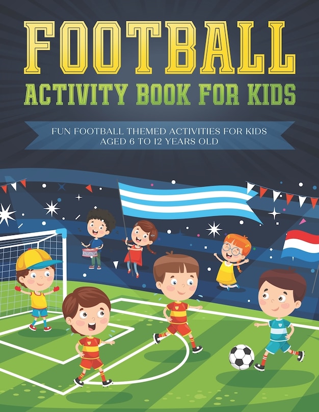 Couverture_Football activity book for kids