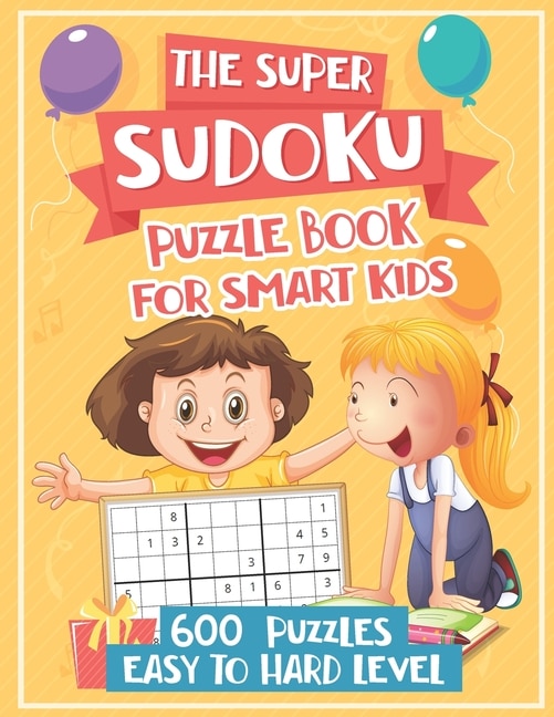 Front cover_The Super Sudoku Puzzle Book for Kids