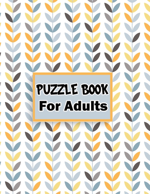 Front cover_Puzzle book for adults