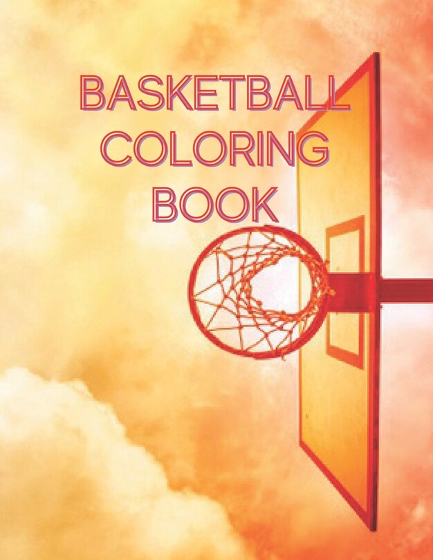Front cover_Basketball Coloring Book