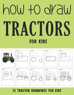 Front cover_How to Draw Tractor for Kids