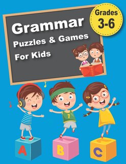 Front cover_Grammar Puzzles & Games For Kids