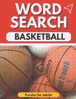 Front cover_word search Basketball Puzzles for adults