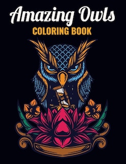 Front cover_Amazing Owls Coloring Book