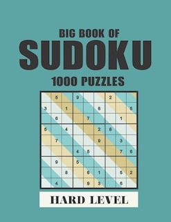 Front cover_Big Book of Sudoku-1000 puzzles-Hard level