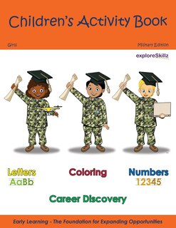 Couverture_Children's Activity Book - Military Edition Girls