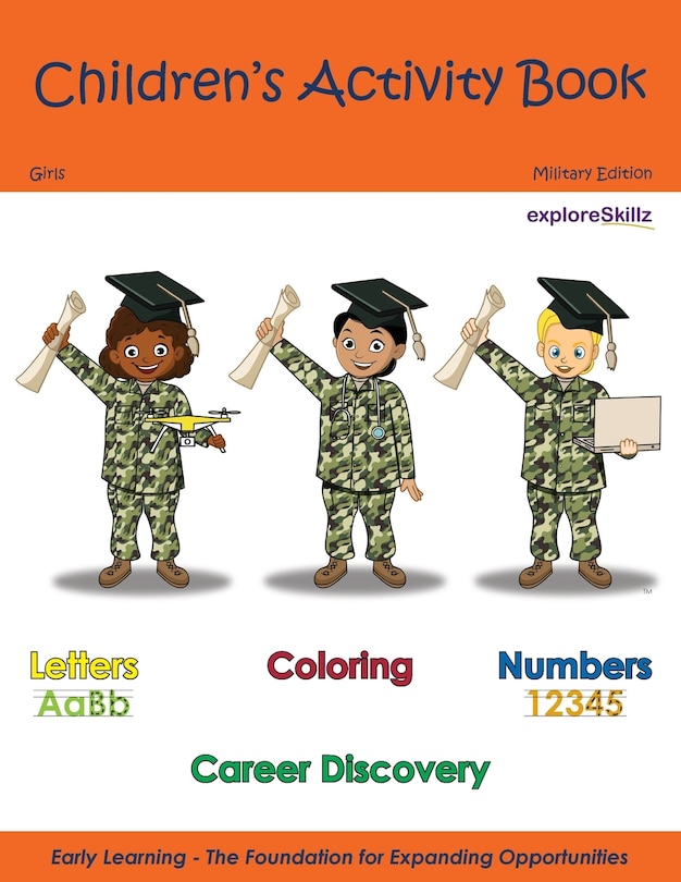 Couverture_Children's Activity Book - Military Edition Girls
