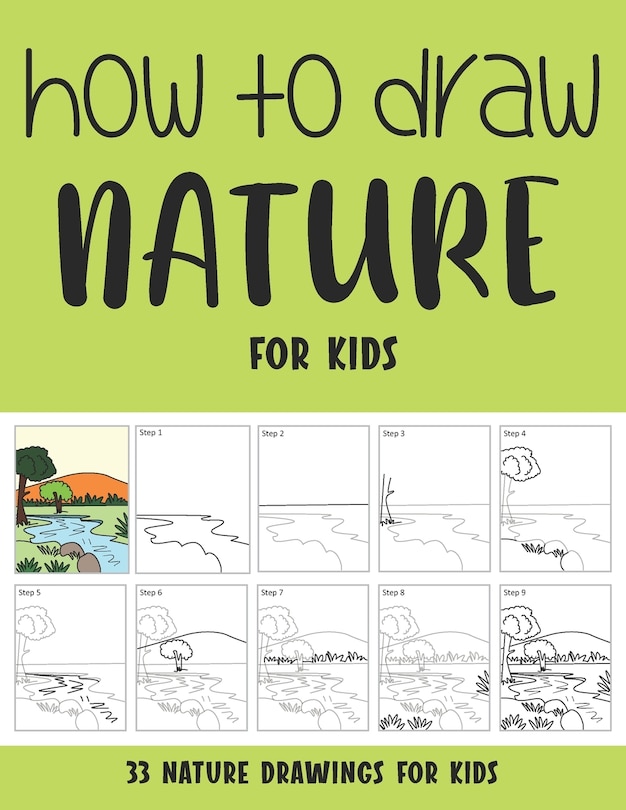 Front cover_How to Draw Nature for Kids