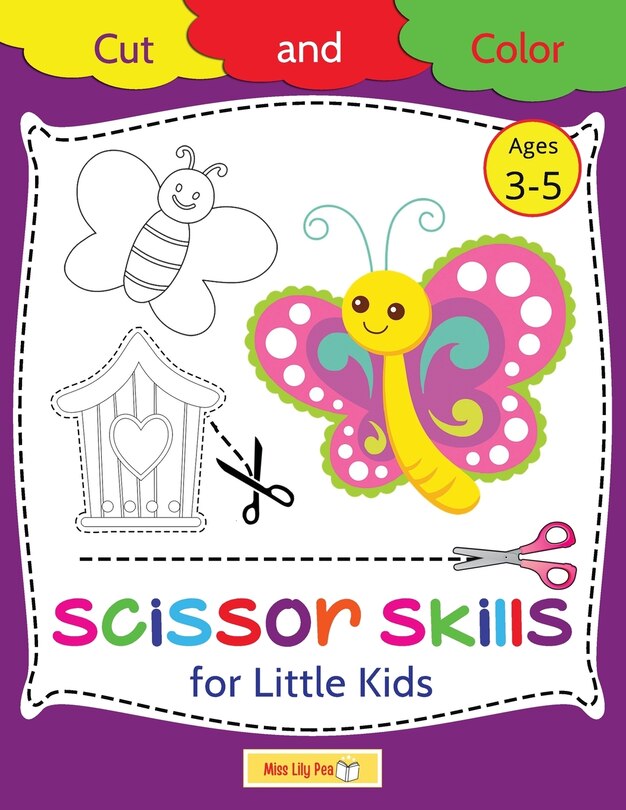 Front cover_Scissor Skills for Little Kids Cut and Color