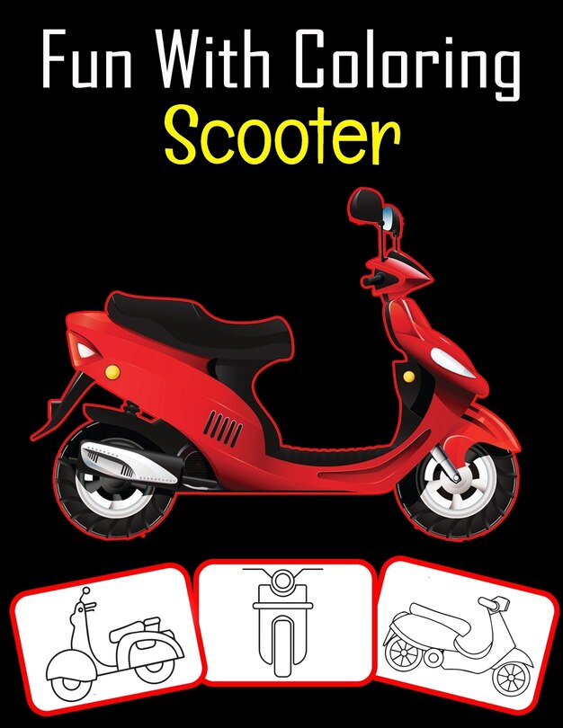 Front cover_Fun with Coloring Scooter