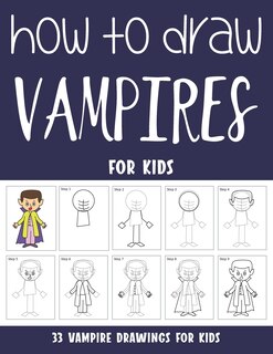 Front cover_How to Draw Vampires for Kids