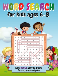 Couverture_Word Search For Kids Ages 6-8