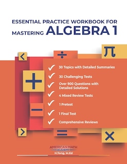 Couverture_Essential Practice Workbook for Mastering Algebra 1
