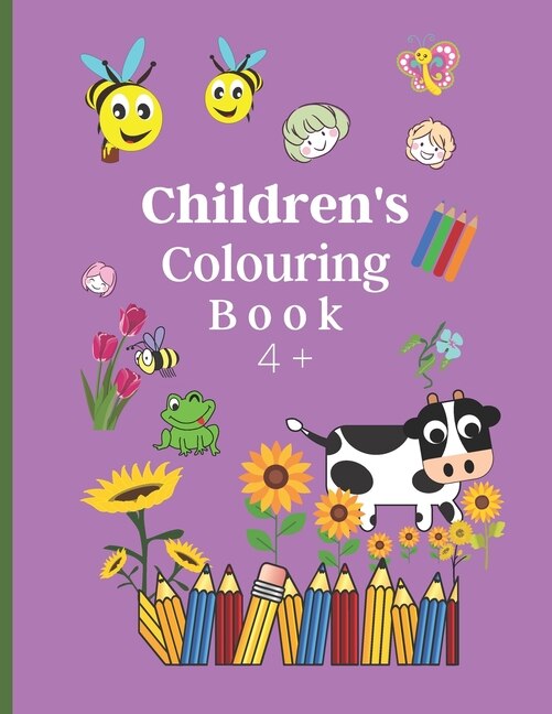 Front cover_Children's Colouring Book 4 +