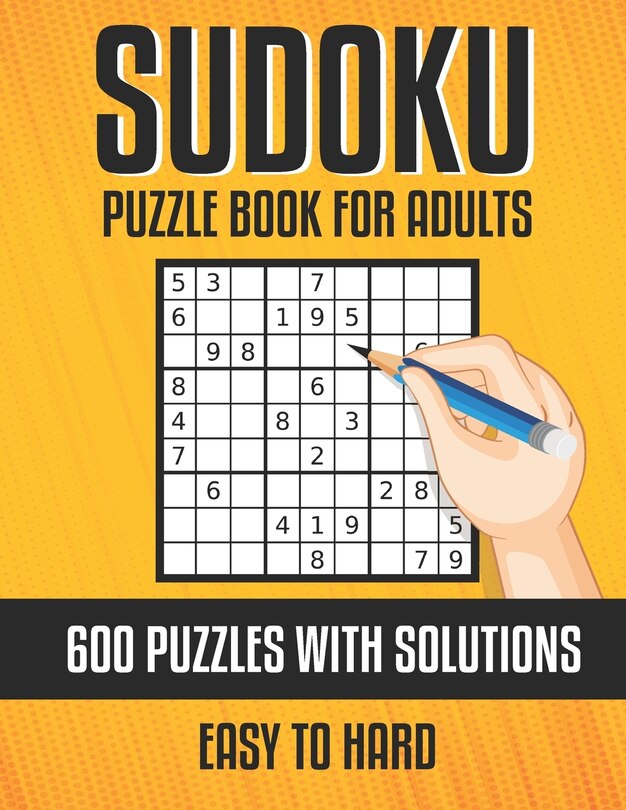 Front cover_Sudoku Puzzle Book for Adults