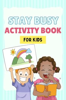 Couverture_Stay Busy Activity Book for kids
