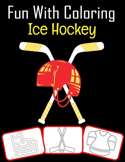 Front cover_Fun with Coloring Ice Hockey