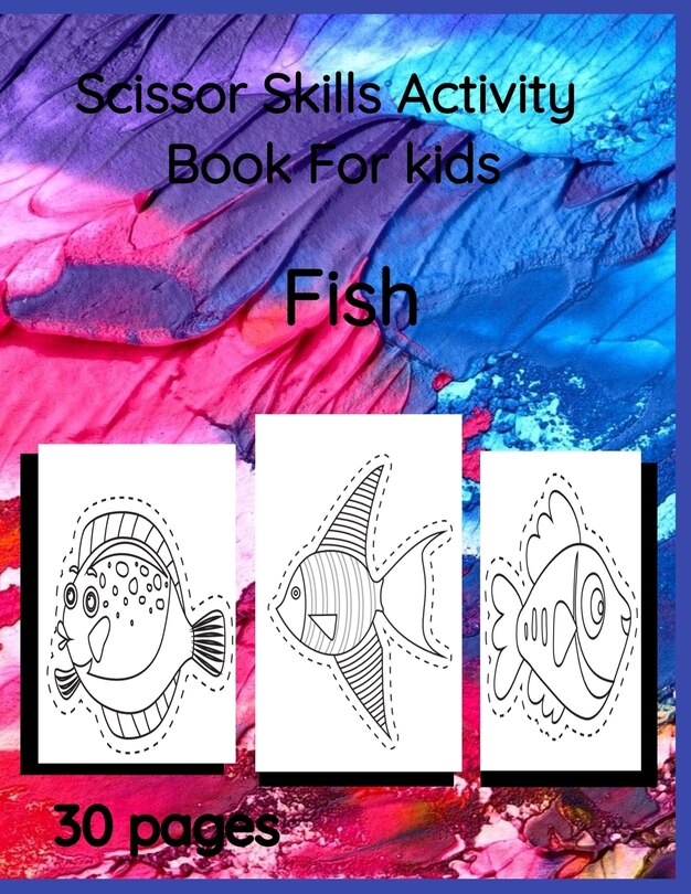 Couverture_Scissor Skills Activity Book For Kids