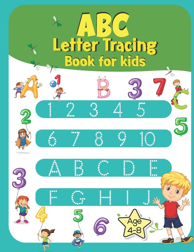 Couverture_A B C Number Tracing Book for kids