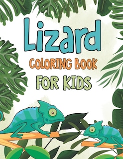Front cover_Lizard Coloring Book for Kids
