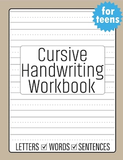 Front cover_Cursive Handwriting for Teens