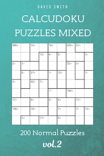 Couverture_CalcuDoku Puzzles Mixed - 200 Normal Puzzles vol.2